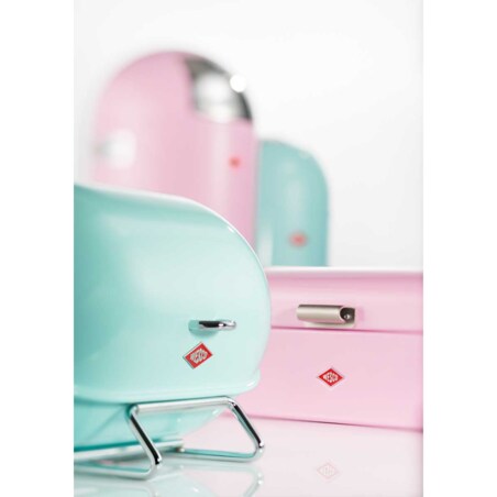 Kosz na śmieci różowy 33l Kickmaster Wesco