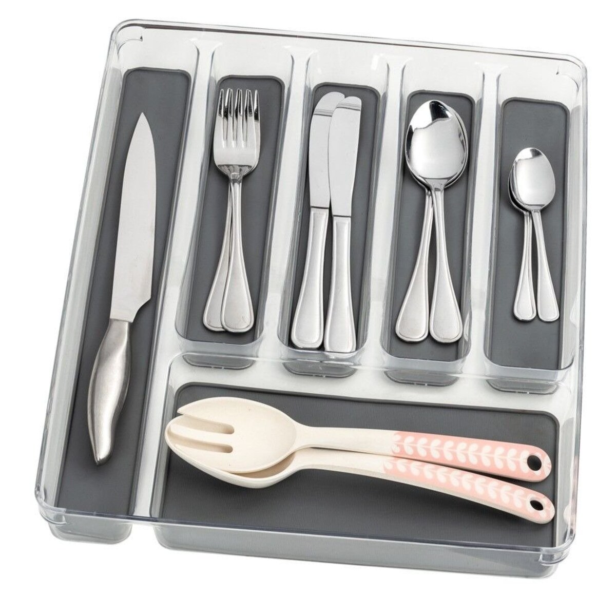 Wkład do szuflady na sztućce, 6 przegródek, WENKO