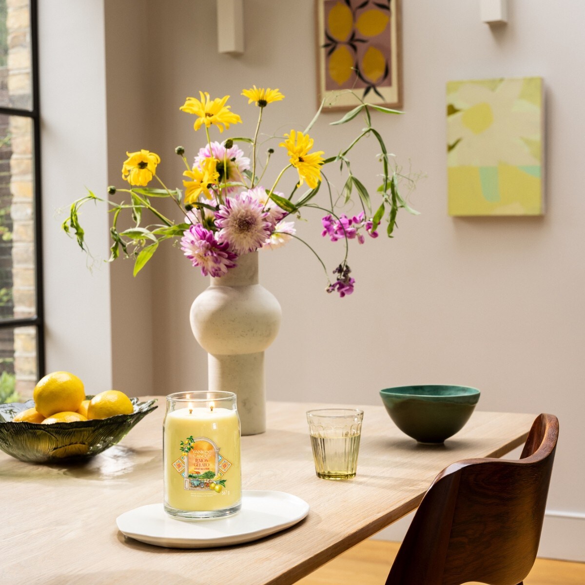 YC SIGNATURE – Świeca duża LEMON GELATO