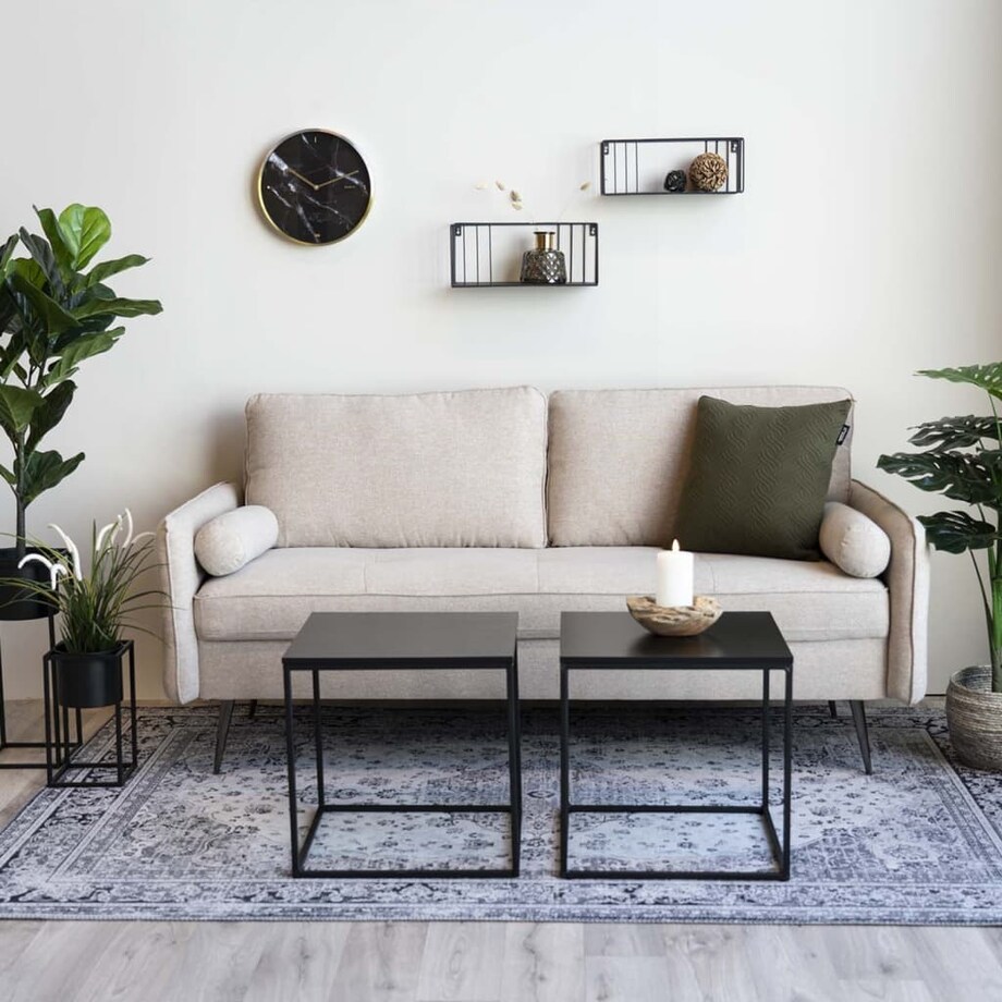 House Nordic Stolik boczny Avery, czarny