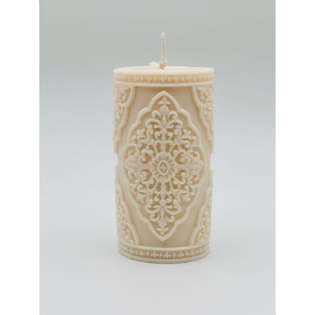 Świeca sojowa ozdobna Ari L, Prezent na urodziny dla niej, dla mamy, dla dziewczyny, dekoracja ślubna, wesele