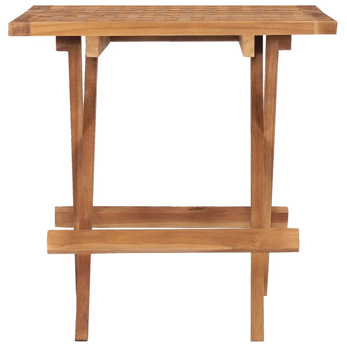 vidaXL Składany stolik ogrodowy, 50x50x50 cm, lite drewno tekowe