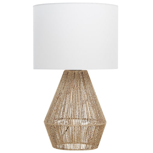 Lampa stołowa MALEWA Papierowa plecionka Naturalny