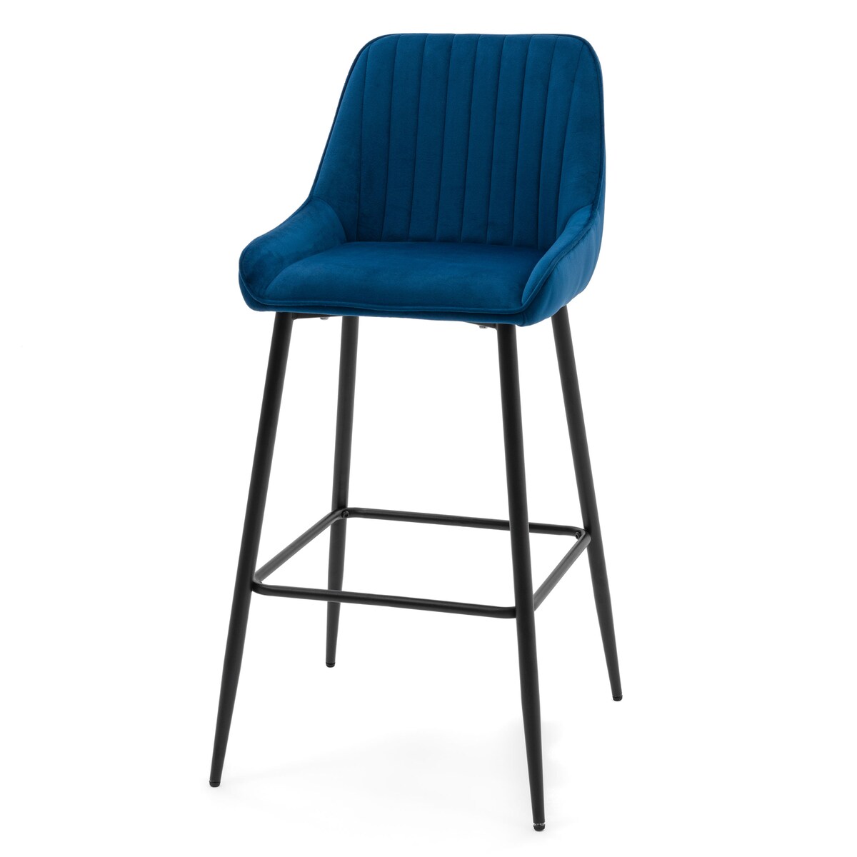 Hoker tapicerowany welurowy do salonu jadalni barowy glamour PASSO