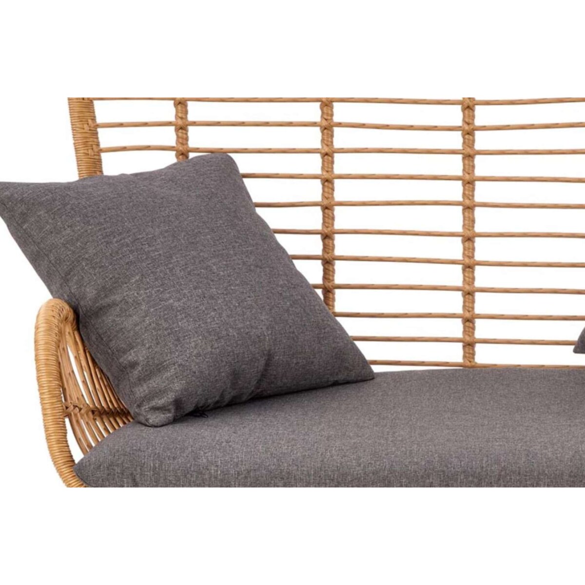 Konsimo ABLA Brązowa sofa ogrodowa w stylu boho