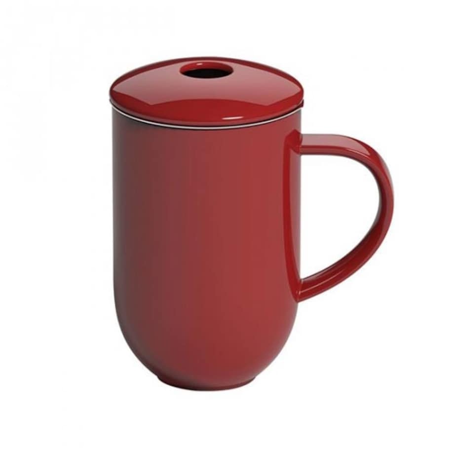Kubek z zaparzaczem czerwony Pro Tea, 450 ml, Loveramics