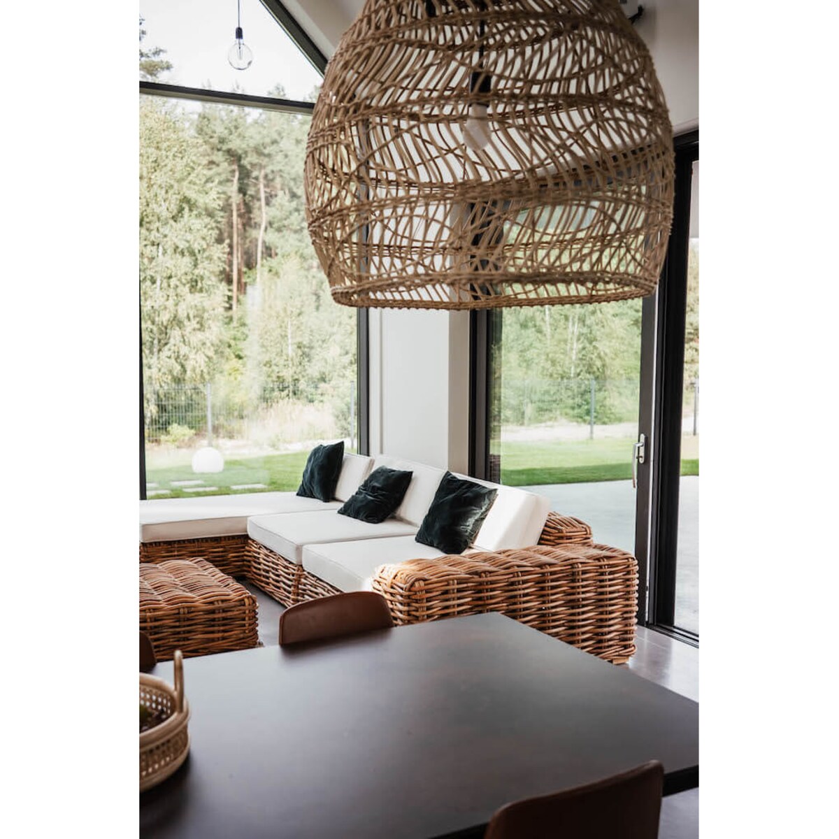 Lampa wisząca Cezar XL naturalna Monnarita