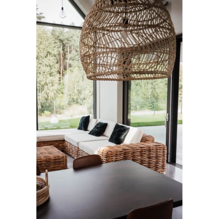 Lampa wisząca Cezar XL naturalna Monnarita