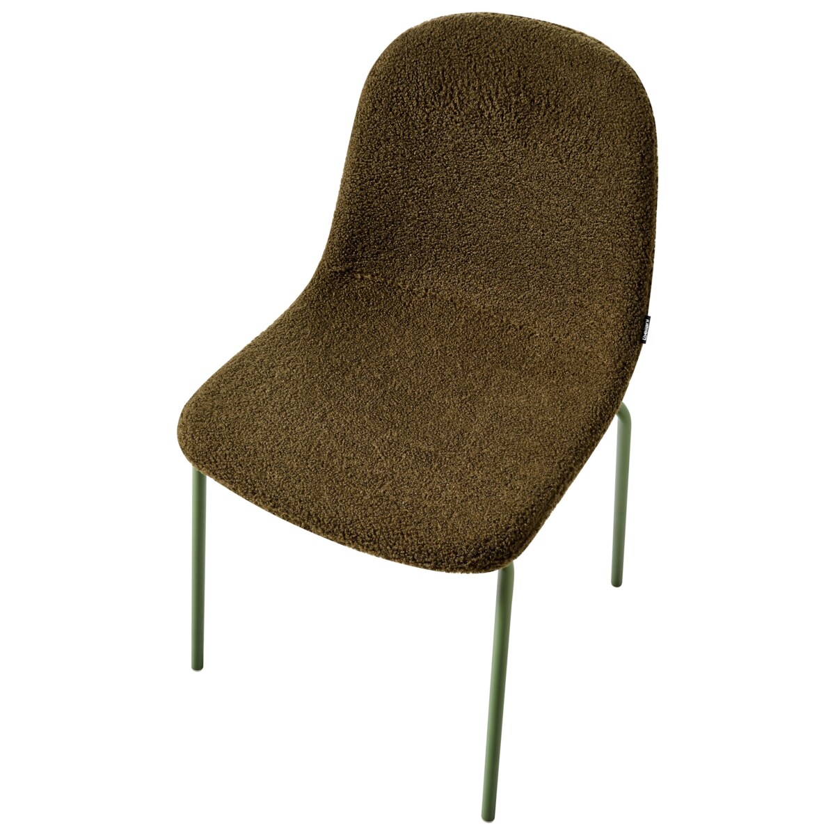 Zestaw 2 krzeseł konferencyjnych LOMA Boucle Zielony