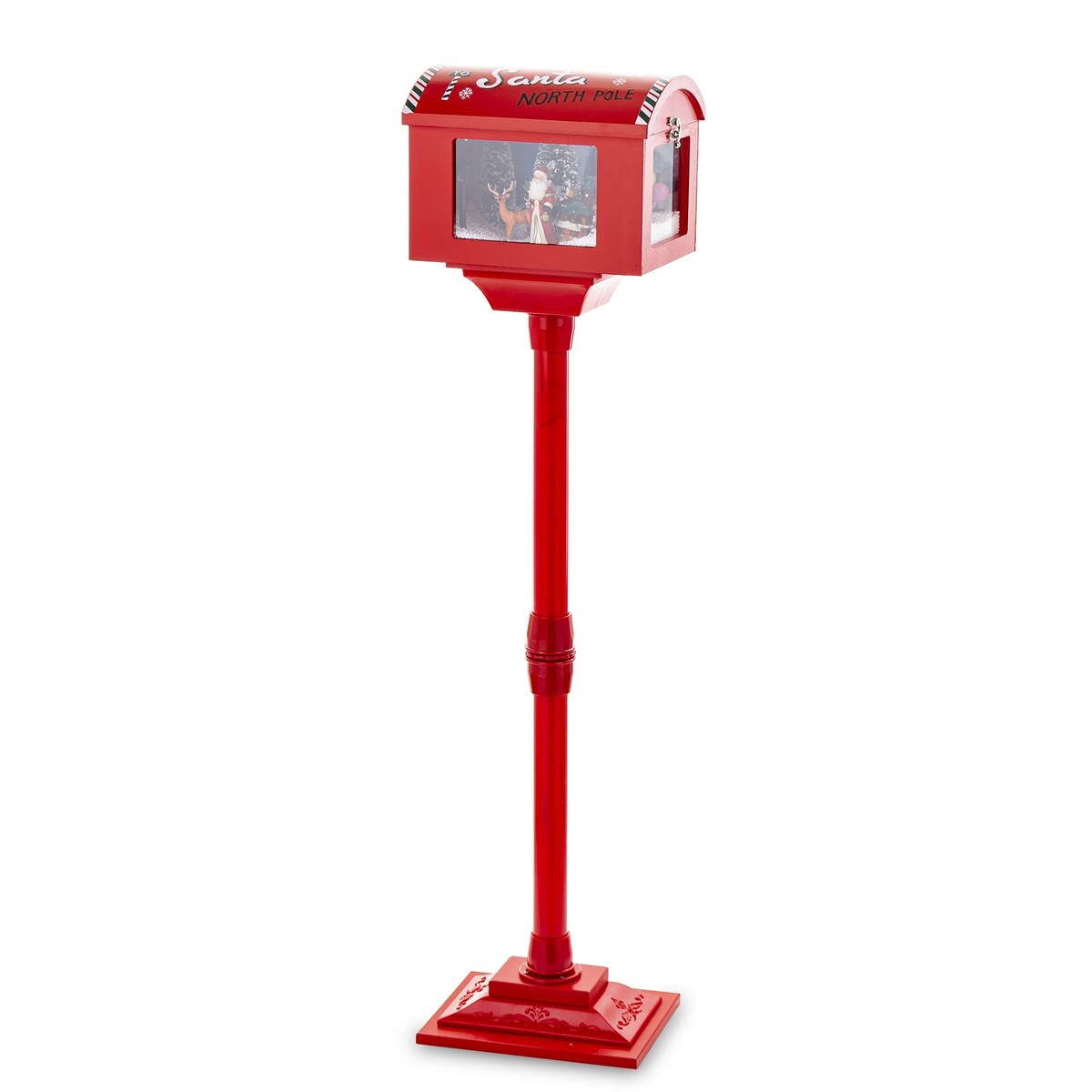 Skrzynka na listy LED z pozytywką 109x27 cm