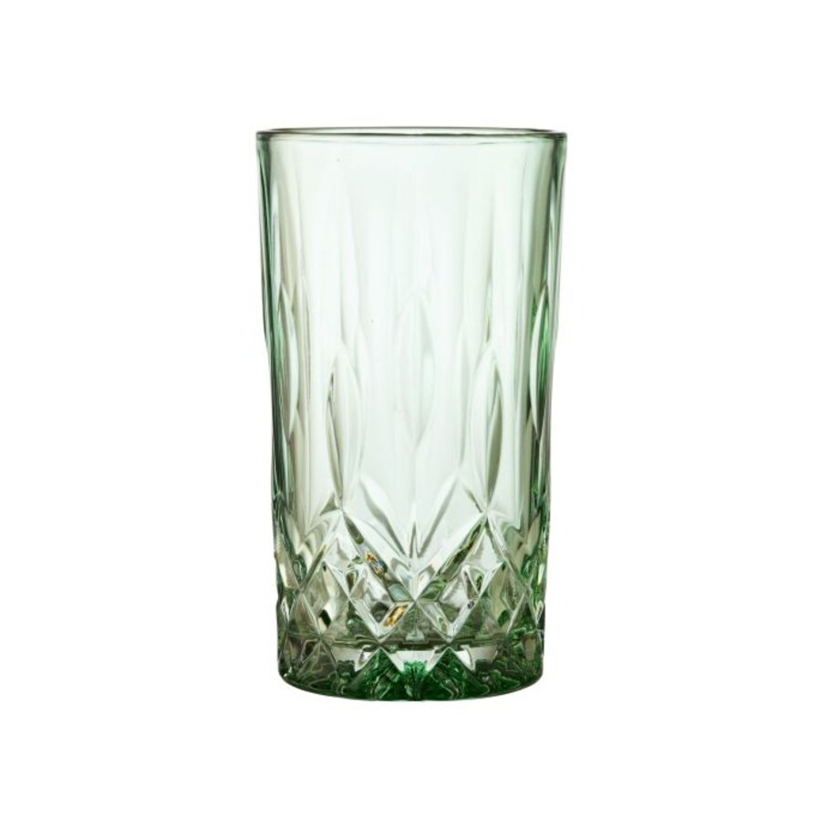 Wysokie szklanki Sorrento 380 ml zielone 4 sztuki 31481