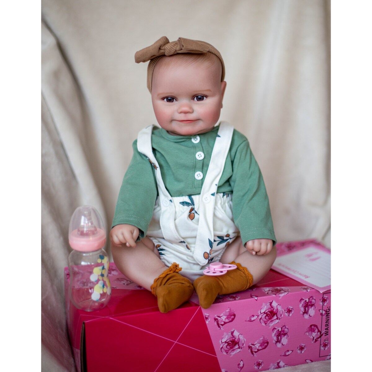 Lalka Reborn Baby Doll JAK ŻYWE Dziecko bobas odrodzona lalka Winylowa