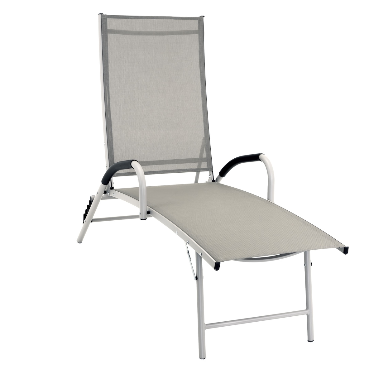 Leżanka aluminiowa SKŁADANA ogrodowa LEŻAK do ogrodu regulowane oparcie