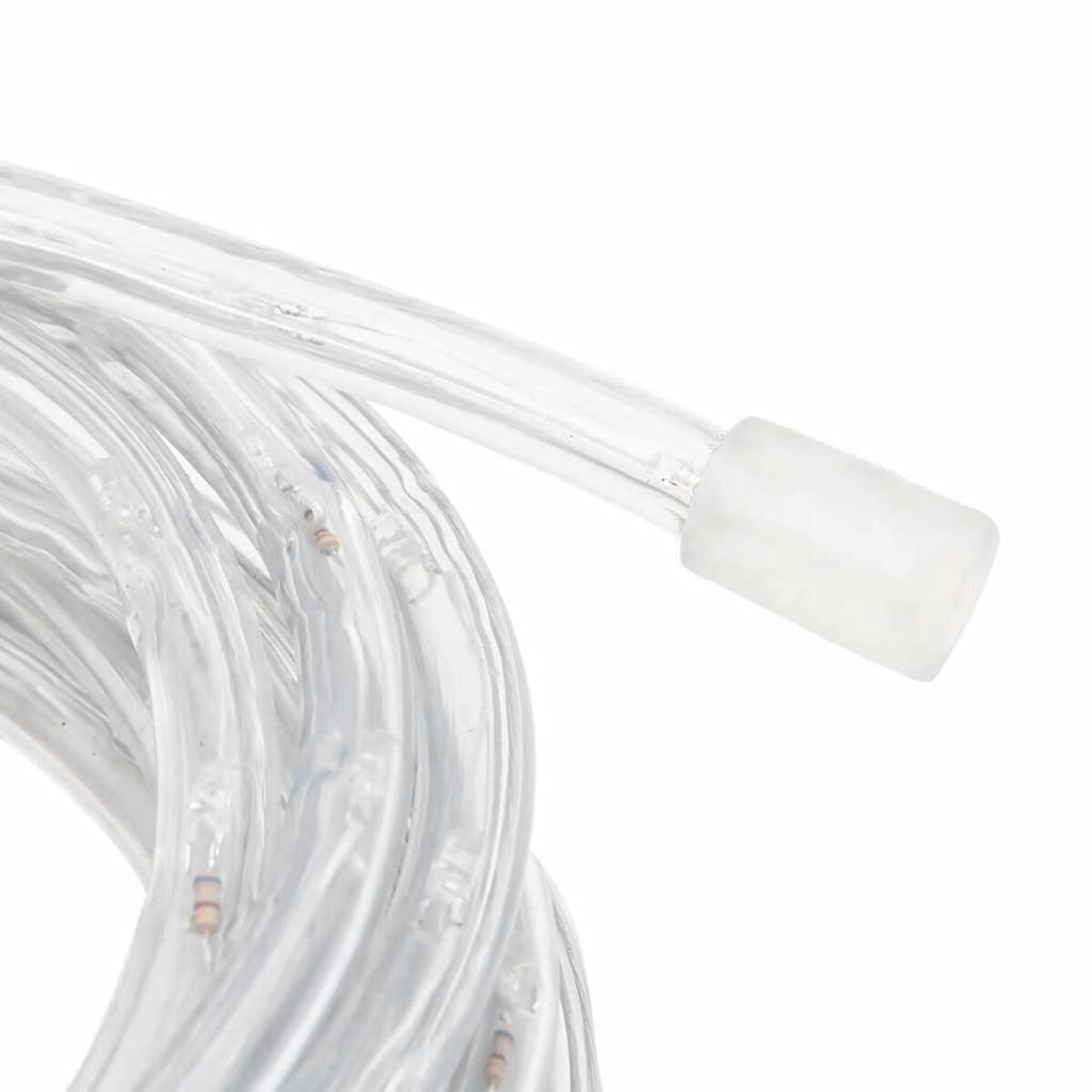 vidaXL Wąż świetlny, 240 LED, ciepła biel, 10 m, PVC