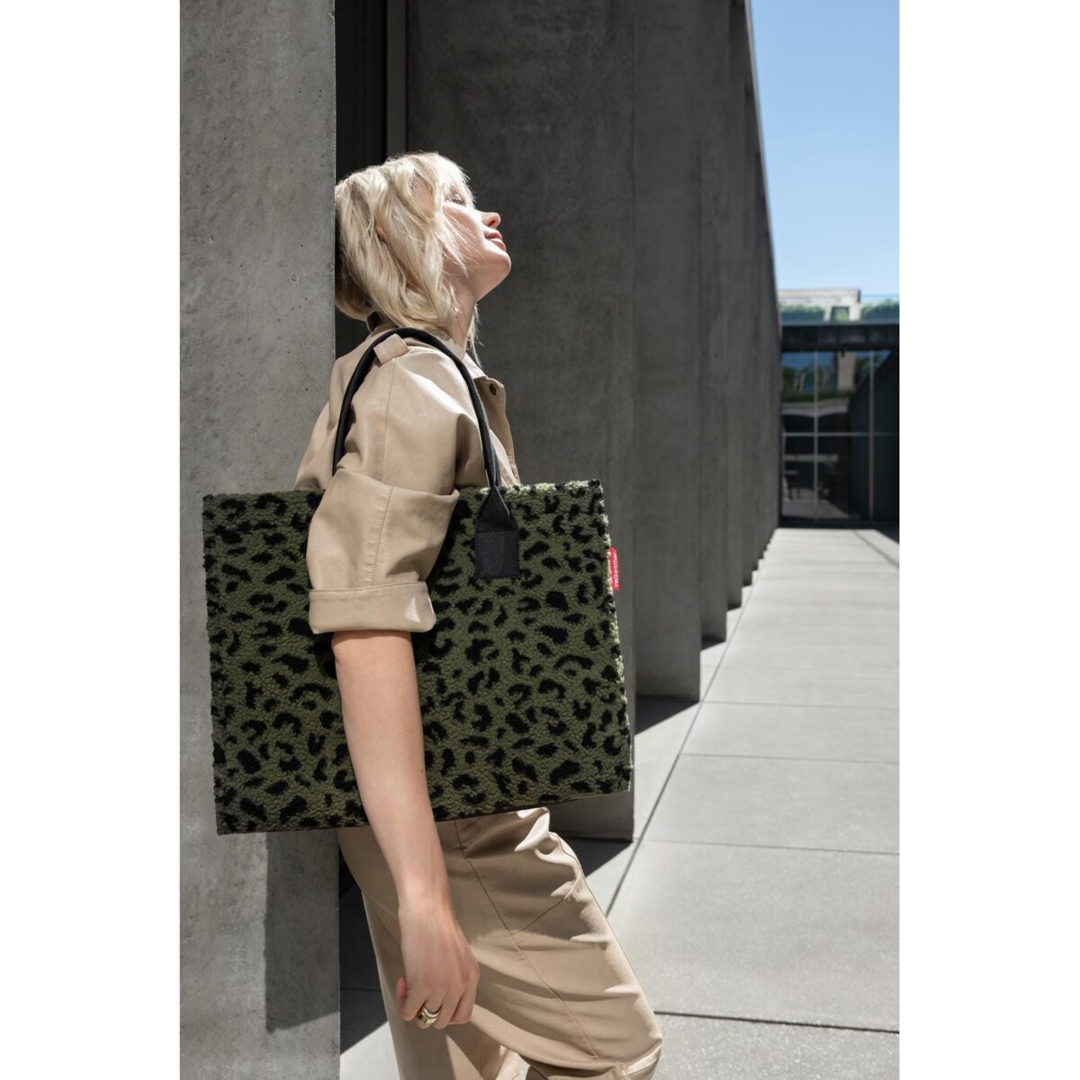 Torba DAILY SHOPPER, teddy leo olive