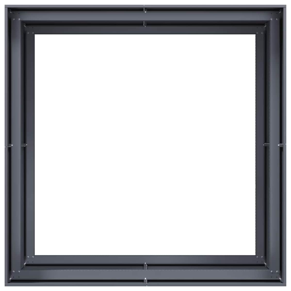 vidaXL Doniczka Antracyt 100x100x80 cm Stal