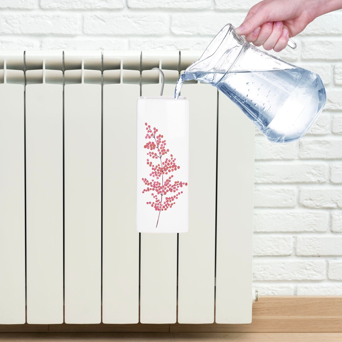 Nawilżacz Powietrza Na Kaloryfer Grzejnik Do Zawieszenia Pojemnik Kwiaty Jarzębina