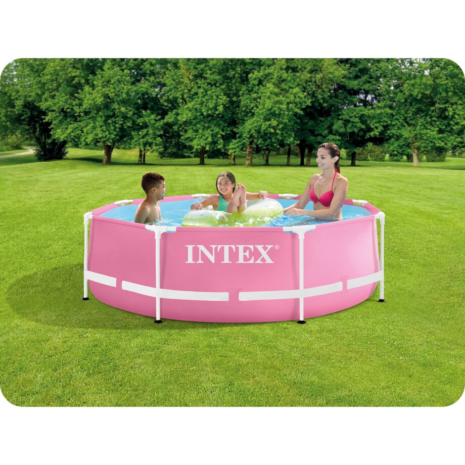 Basen ogrodowy stelażowy 244x76 zestaw 5w1 Intex