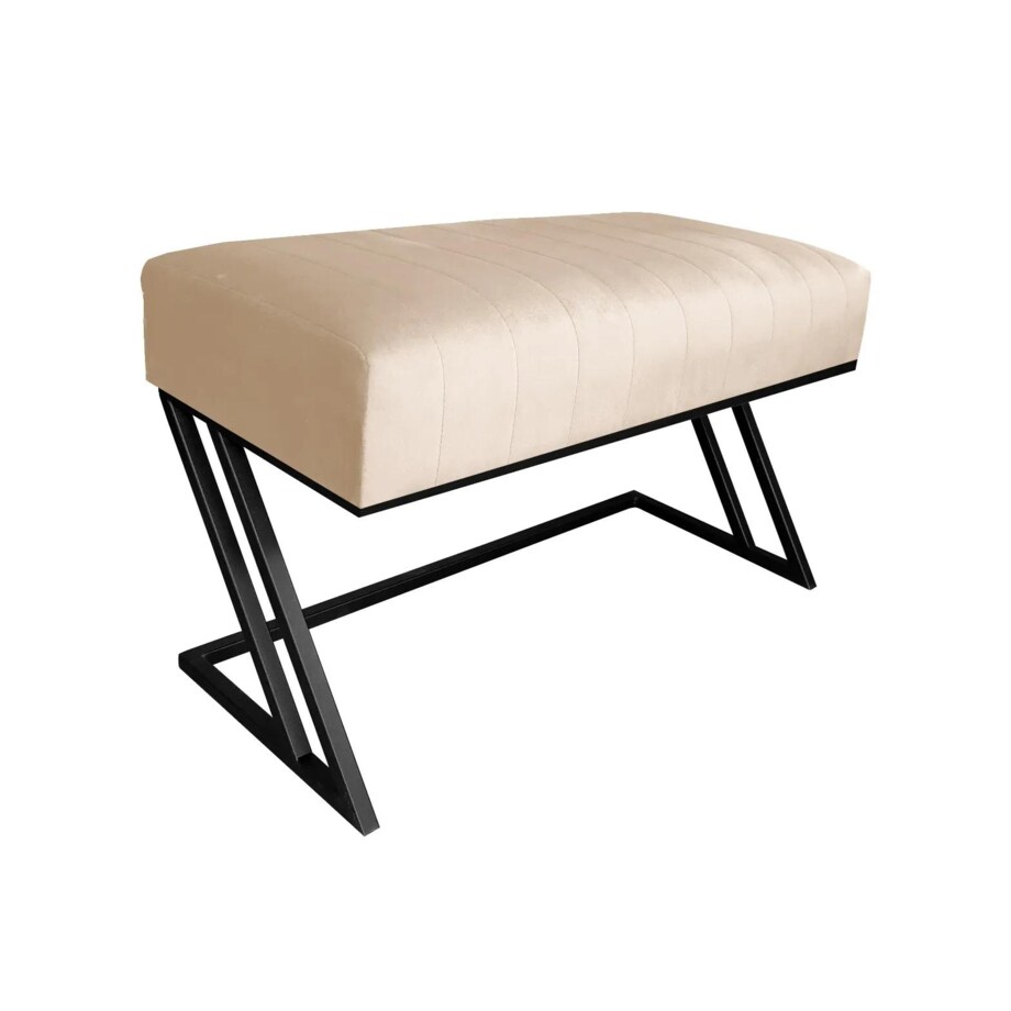 Ławka ROZALIA MG VELVET beżowa