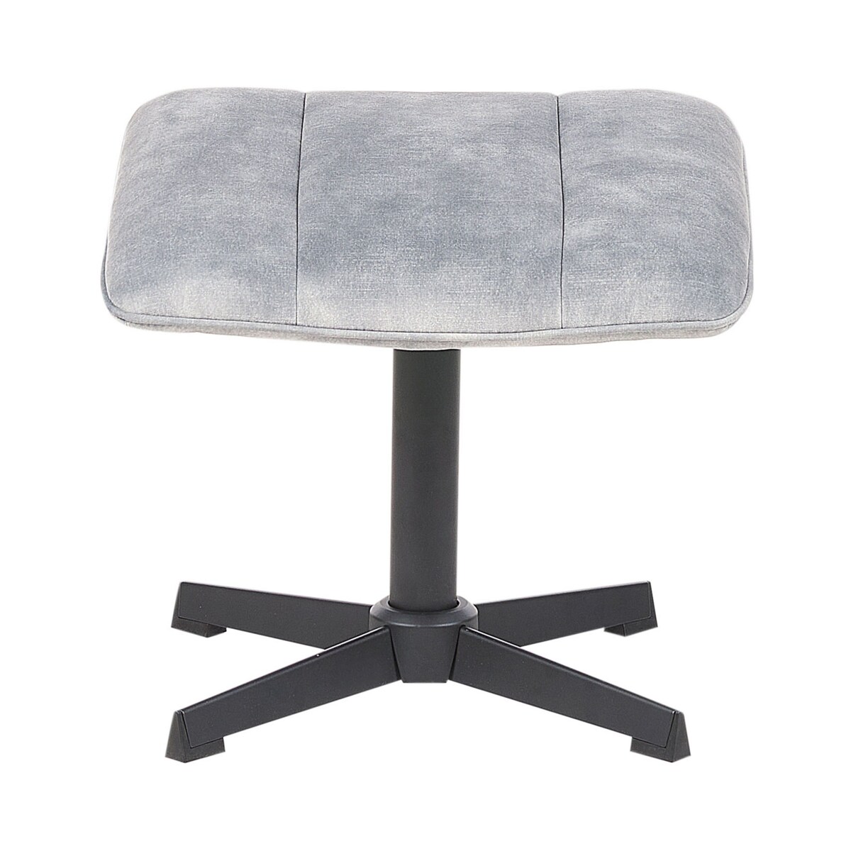 Krzesło z podnóżkiem Jasnoszary LIA