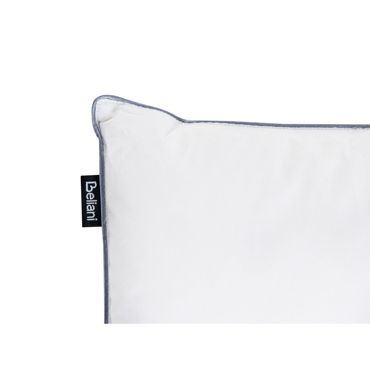 Poduszka trzykomorowa TEIDE Niska Kacze pióra i puch 50 x 60 cm Biały