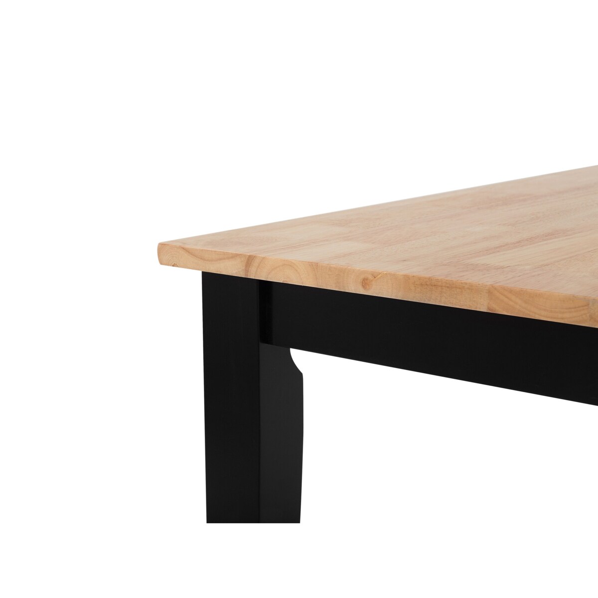 Stół do jadalni HOUSTON Brązowy/ czarny 120 cm 75 cm Drewno