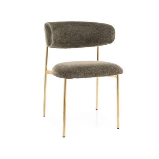 Krzesło tapicerowane ELTON RAVEN oliwkowe