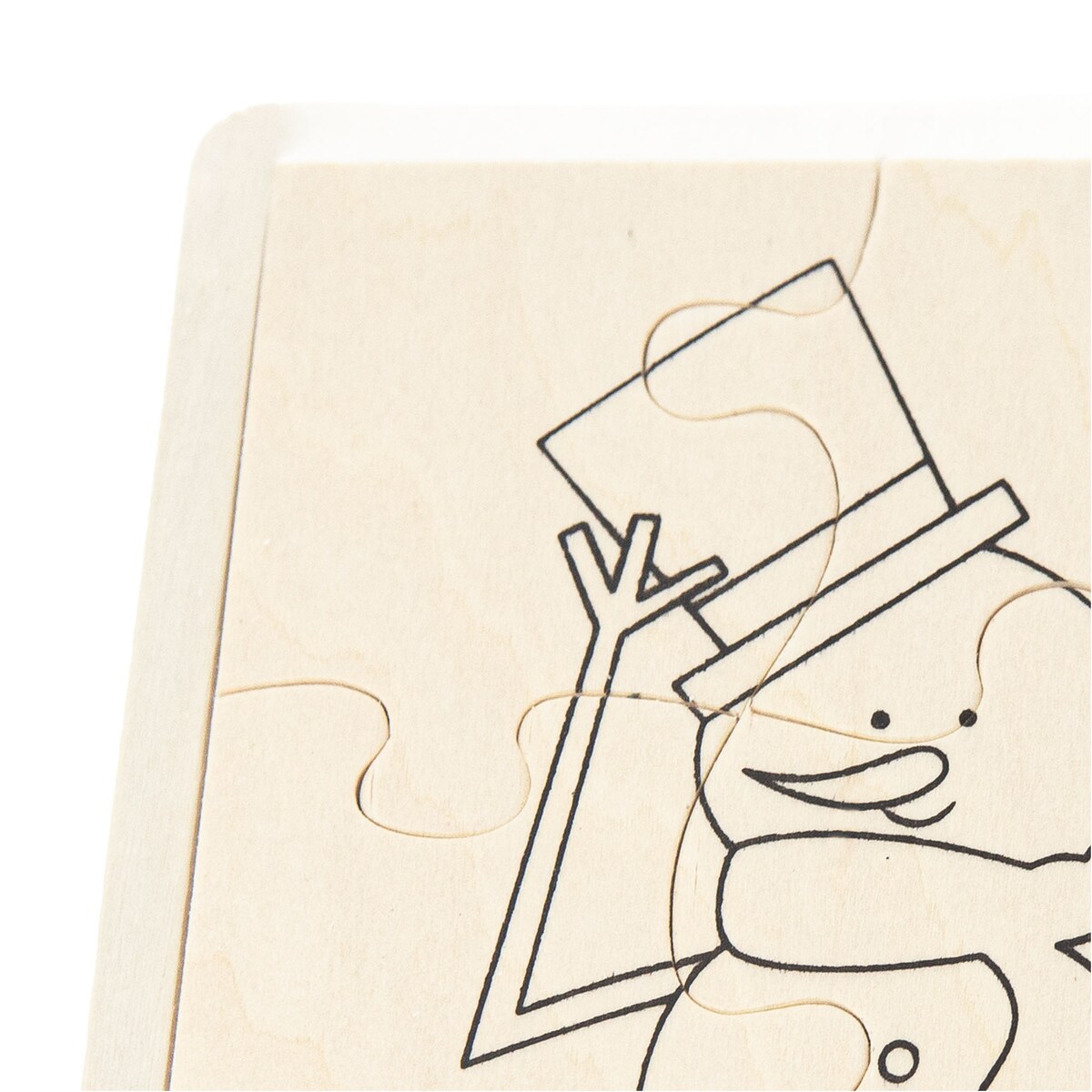 Kolorowanka Obrazek Do Malowania 15X20 Cm Świąteczny Dla Dzieci Bałwanek