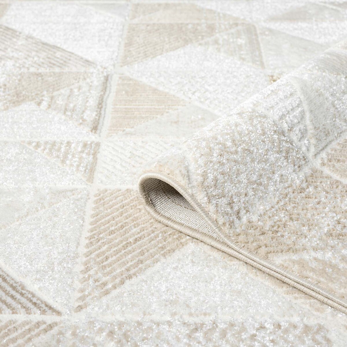 Dywan strukturalny geometryczny Antique 2310 Krem 80x300