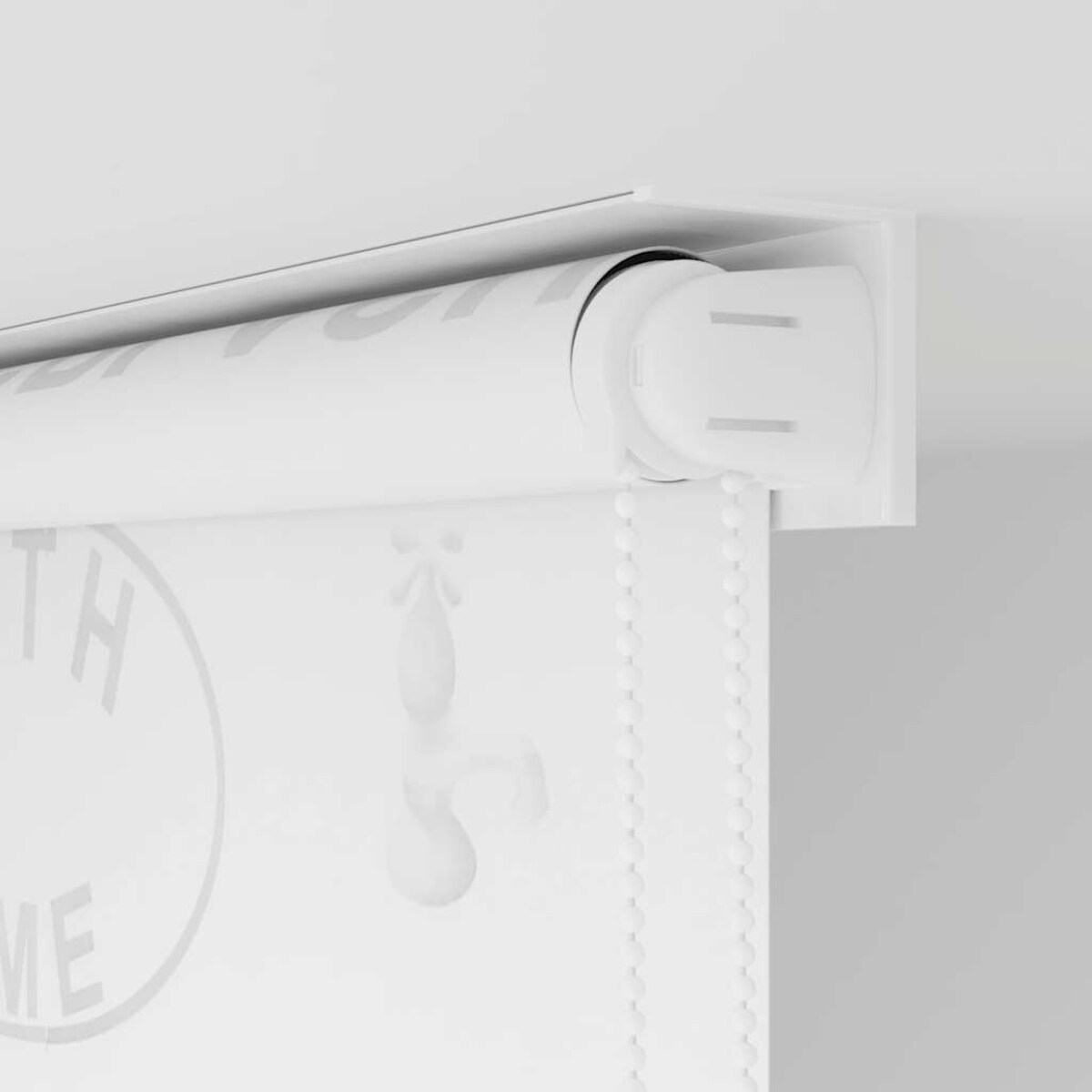 vidaXL Roleta prysznicowa 140 x 240 cm, z napisami