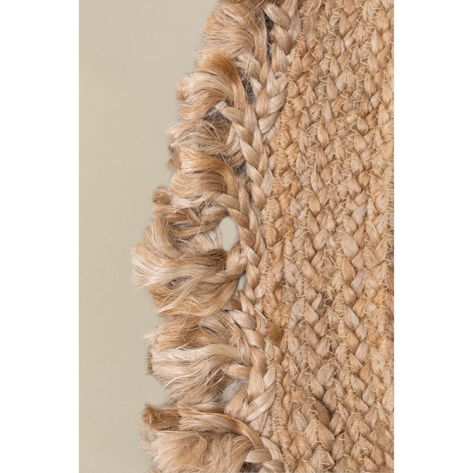 Dywan z juty naturalnej okragly Ondes Ø120 cm