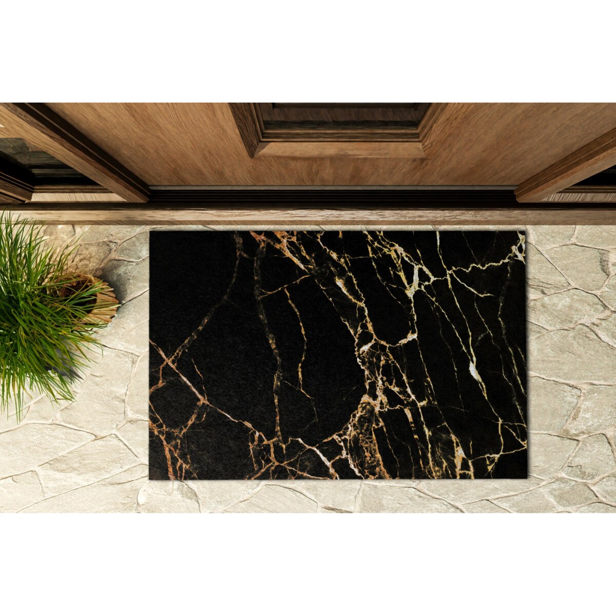 Wycieraczka zewnętrzna Marmurowy wzór 60x40cm