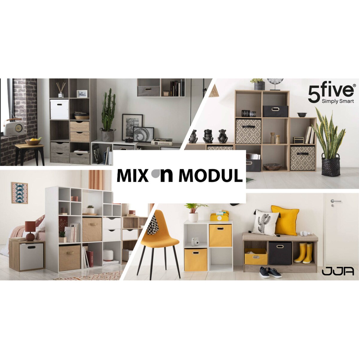 Pojemnik do przechowywania drewniany, 31 x 31 cm