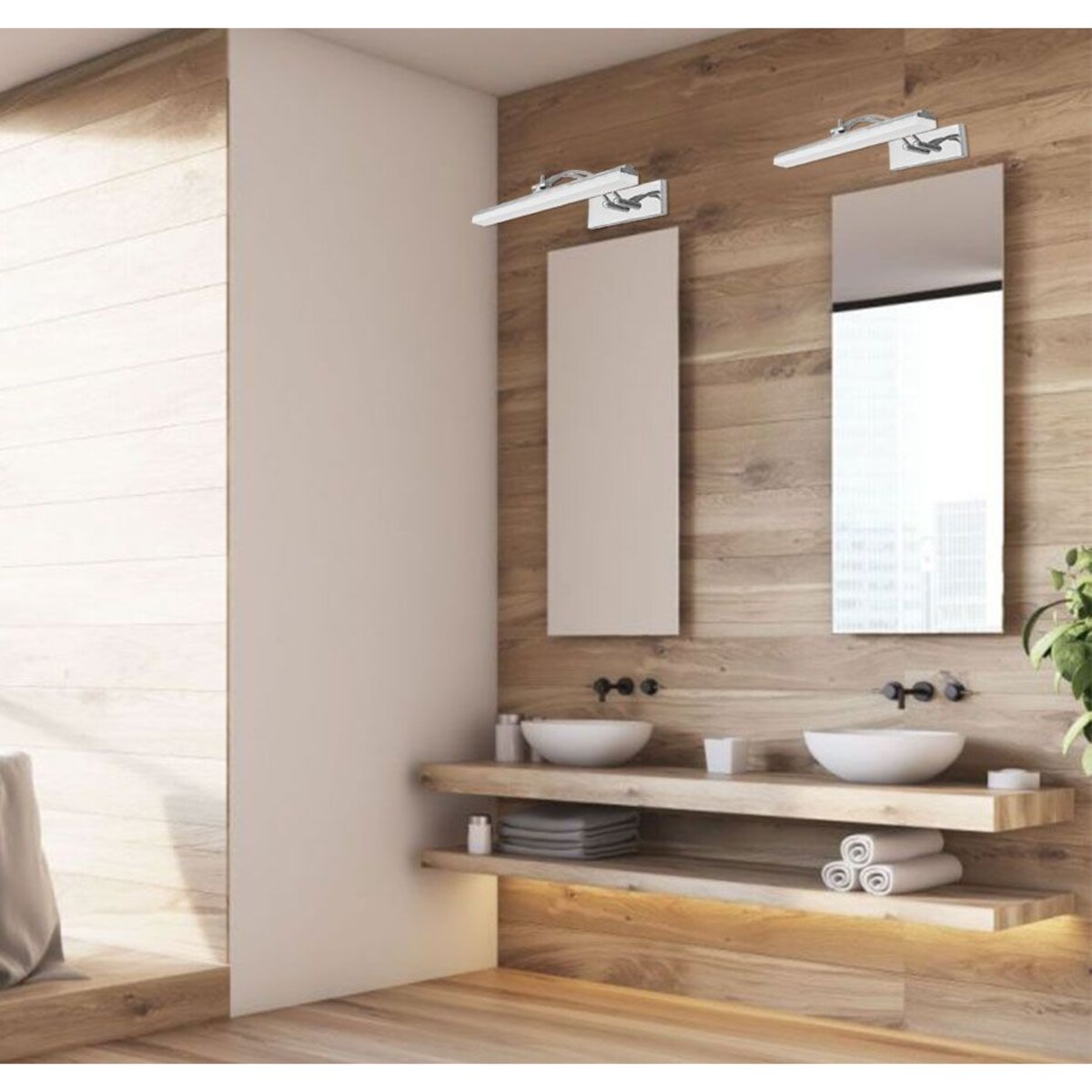 Kinkiet Led App372-1W 40Cm Chrom, Metal