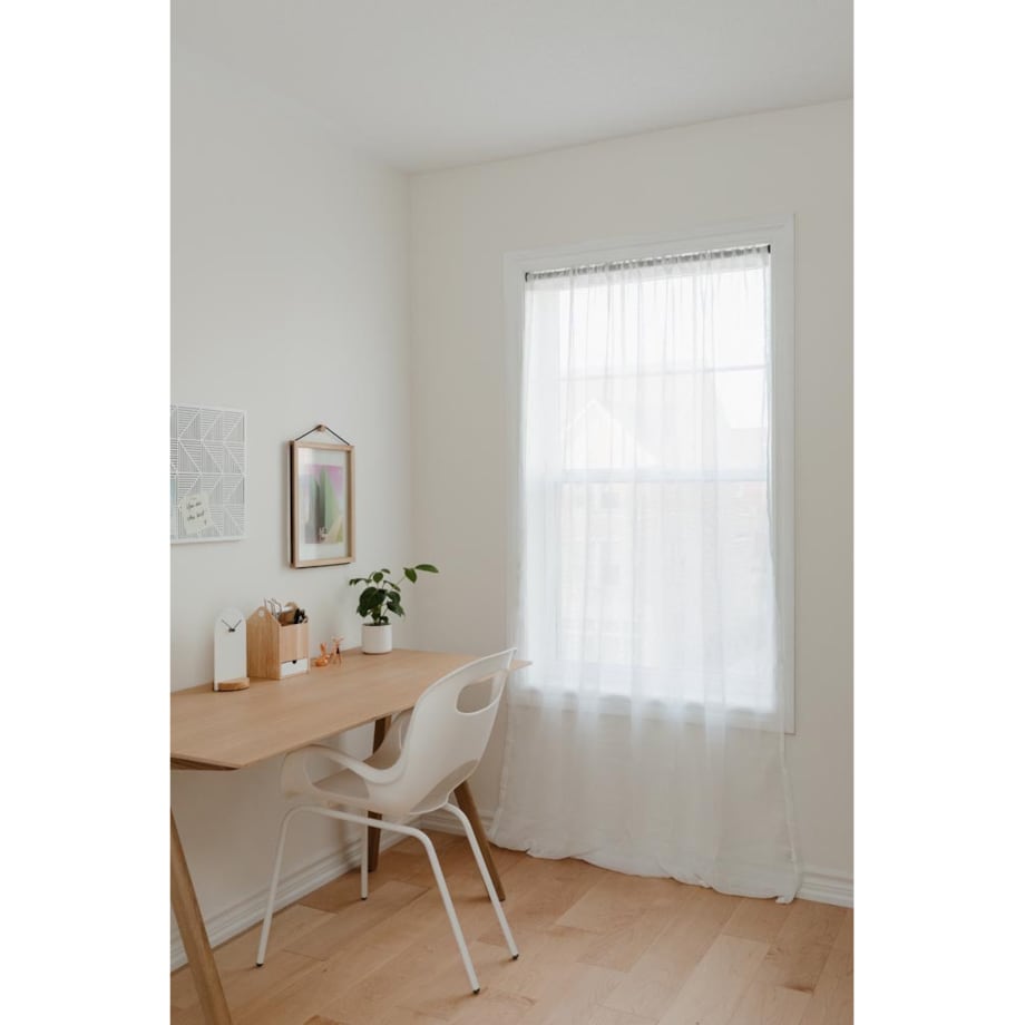 Karnisz rozporowy czarny mat, 137-229 cm, Umbra