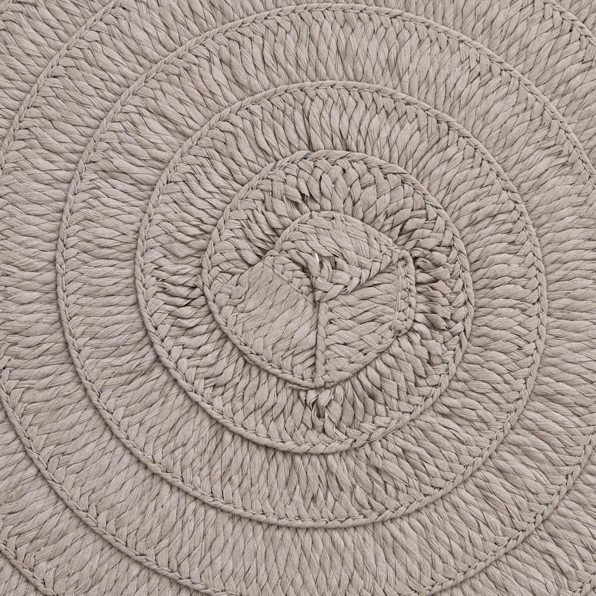 Podkładka na stół Olivia, Ø 38 cm, kolor szary, papier