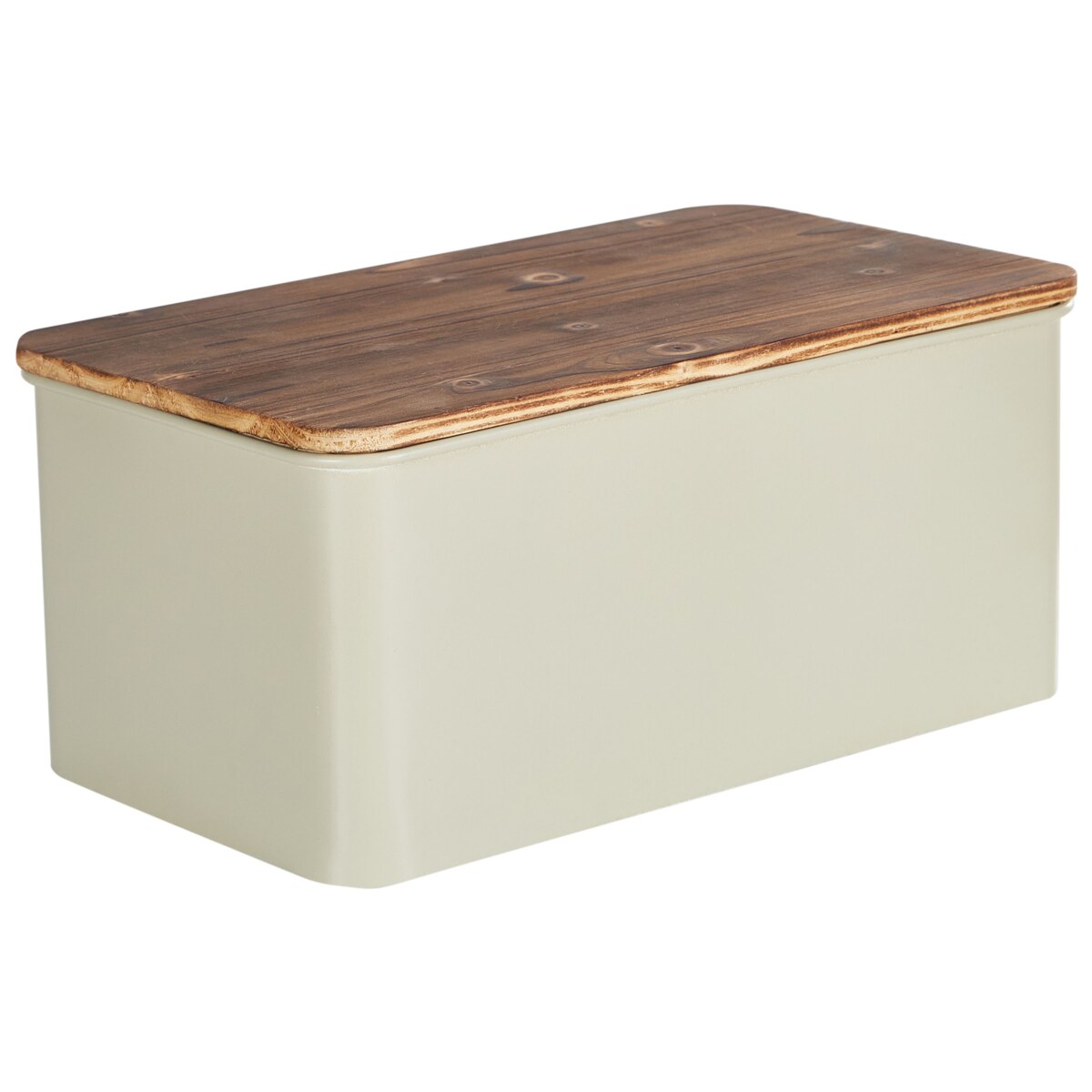 Chlebak metalowy beżowy GOURMANDISE