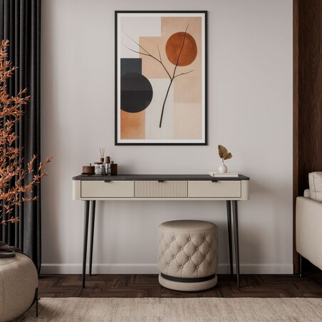 Konsola AUTUMN z szufladami, Kaszmir / Szary Kamień