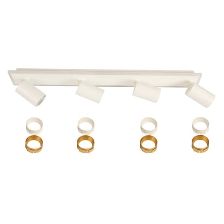 Podłużna lampa sufitowa Parma LP-0612/4C WH Light Prestige LED 50W 3000-6000K biała