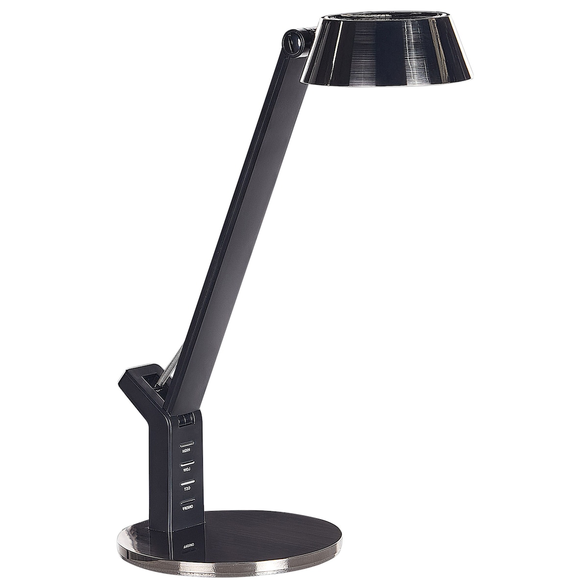 Lampa biurkowa LED CHAMAELEON Z portem USB Metal Mosiężny