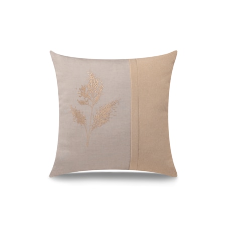 Poduszka dekoracyjna Miskant Beż 45 x 45 cm