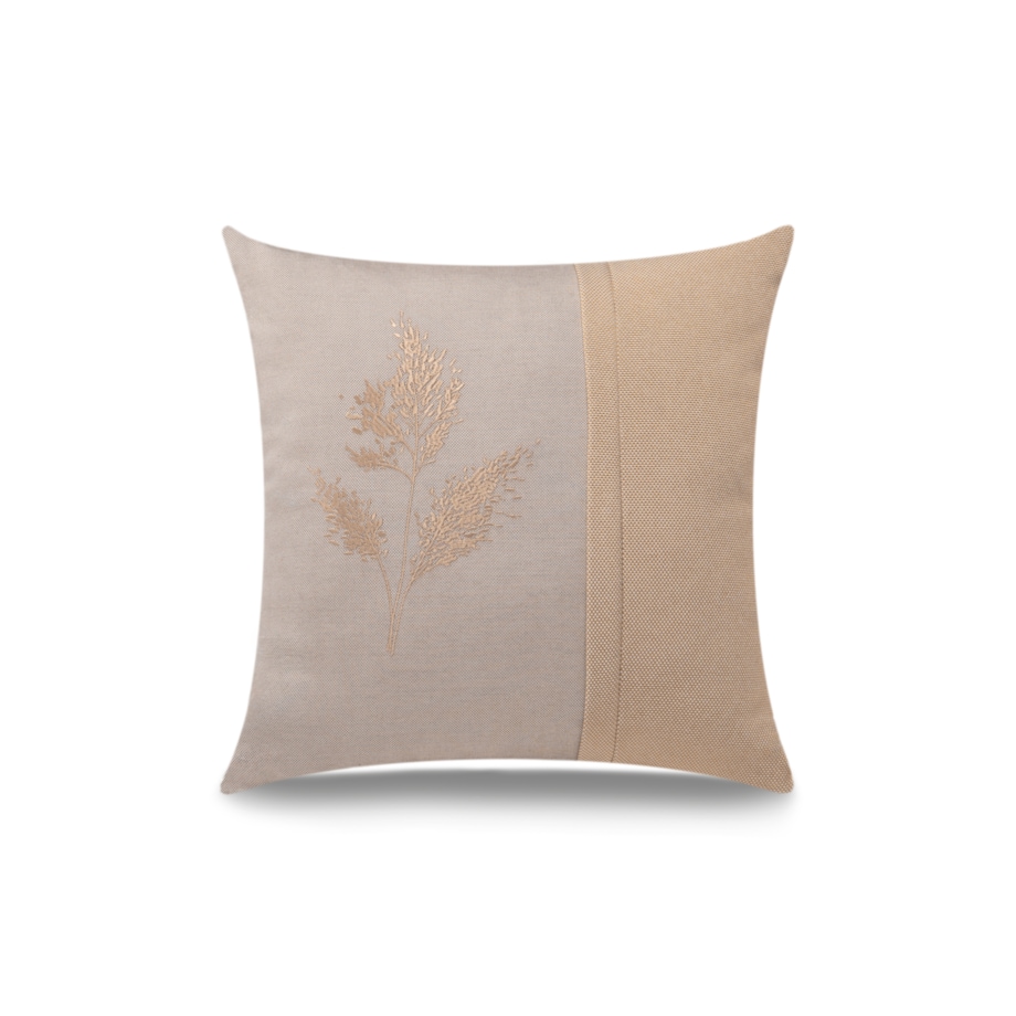 Poduszka dekoracyjna Miskant Beż 45 x 45 cm