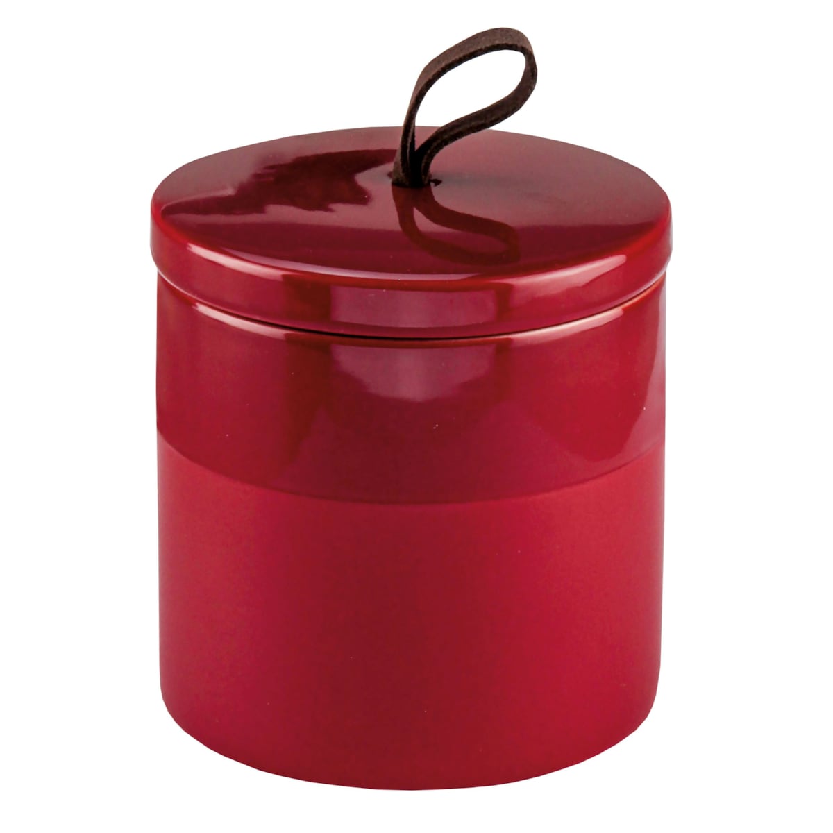 Kleine Wolke Deep Pojemnik na patyczki waciki lub drobne kosmetyki bordo mat i połysk