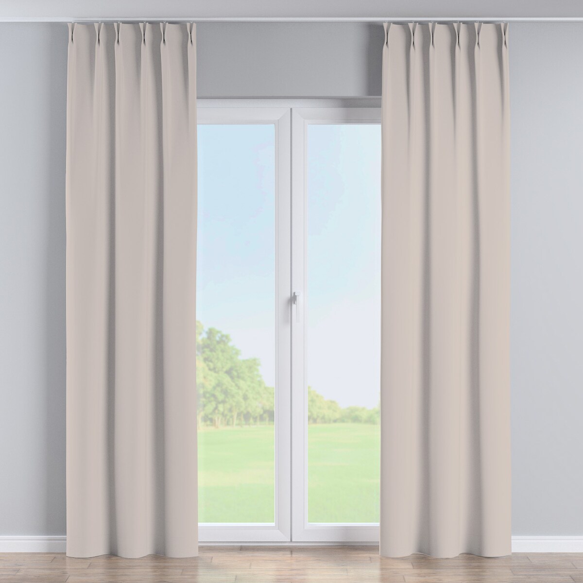 Zasłona na haczykach flex podwójnych 130x245 kaszmirowy