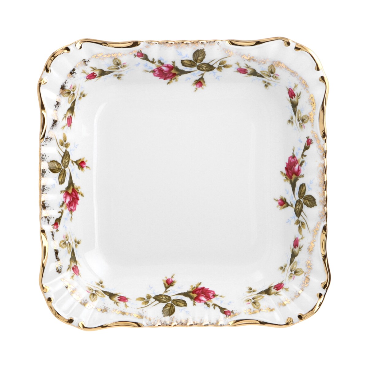 Salaterka kwadratowa 28 cm Iwona Złota Róża B013