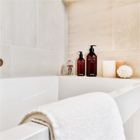 4X Dozownik Z Pompką Butelka Do Szamponu Żelu Pod Prysznic Zestaw Dla Niej Do Łazienki