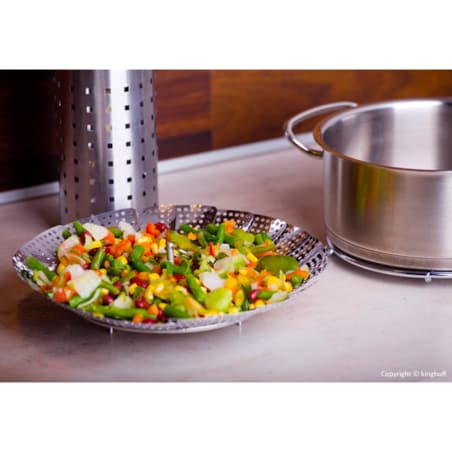 Koszyk parowy do warzyw 24cm do gotowania na parze KINGHOFF