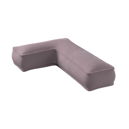 Poduszka literka L, zgaszony róż, 35x40cm, Posh Velvet