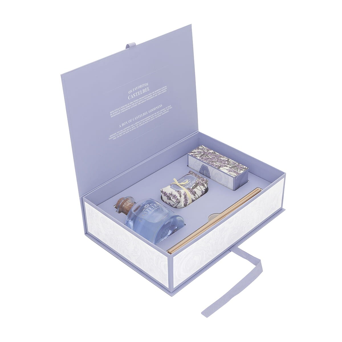 Zestaw prezentowy Castelbel lawenda dyfuzor mydło krem