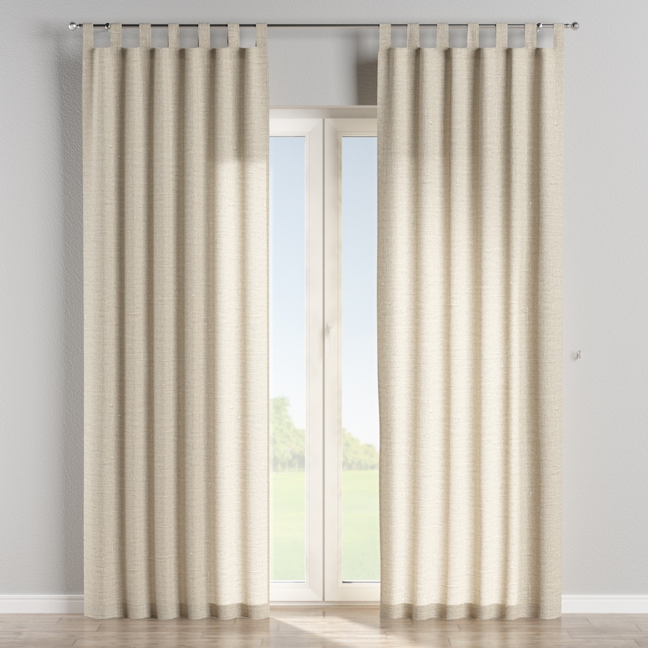 Zasłona na szelkach 1 szt. 130x260 lniany